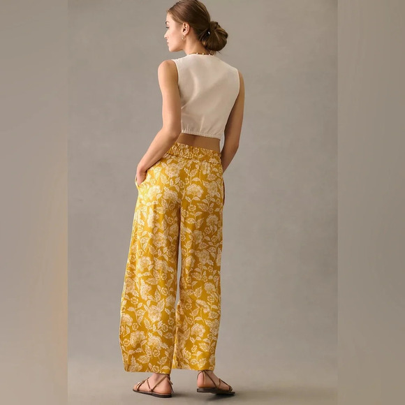 Nwt Anthropologie Wide Leg Pull on Pants XS - Picture 2 of 4